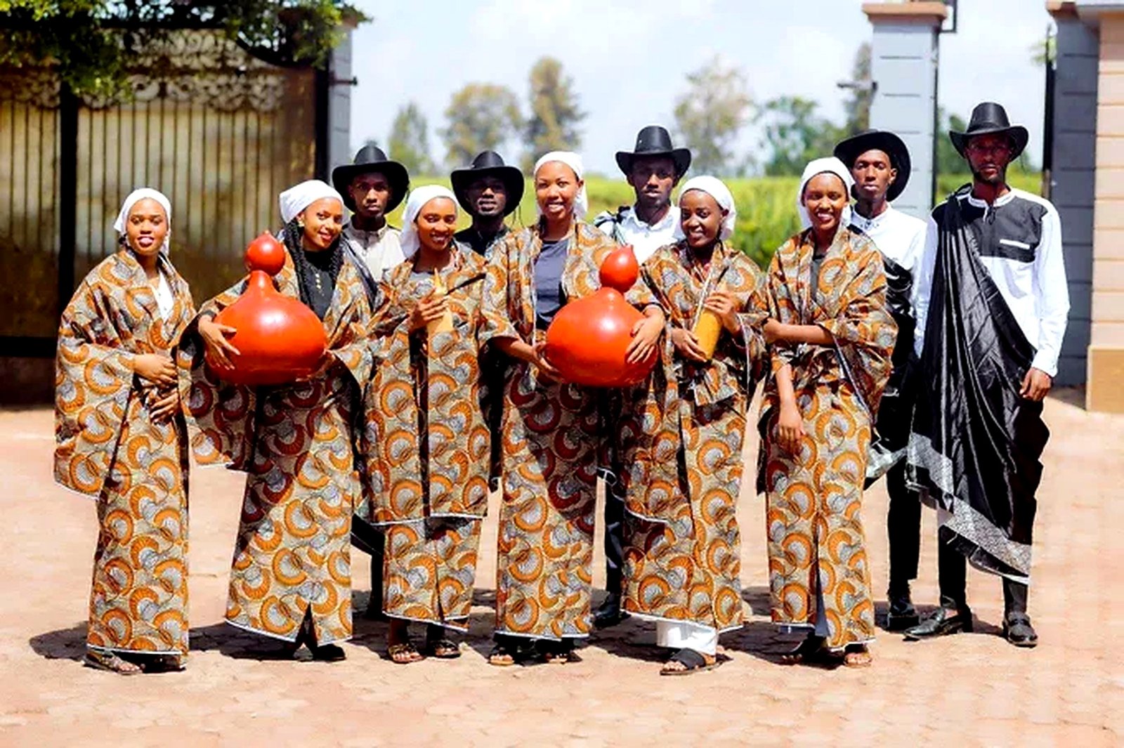 Young Banyamulenge in ceremonial dress